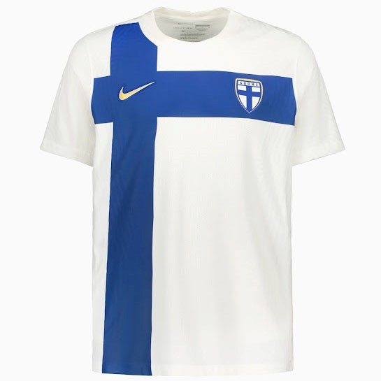 Tailandia Camiseta Finlandia Primera Equipación 2022/2023 Blanco